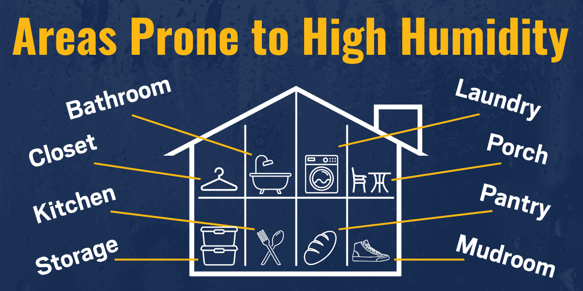 Barineau Areas Prone to High Humidity in Your Home