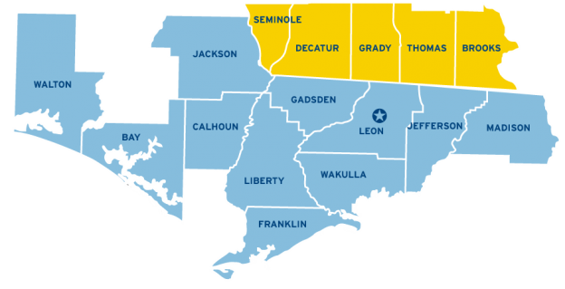 Barineau Heating and Air Conditioning Service Map Barineau Heating and Air Conditioning Service Map