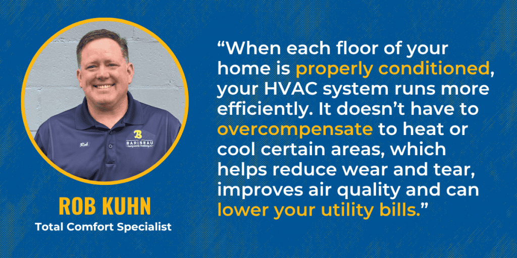 How to Cool Second Floor of House | Barineau Heating and Air Conditioning